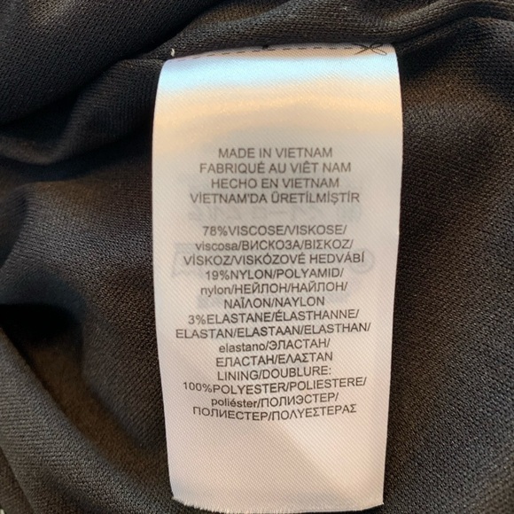 Lauren Ralph Lauren Dress Black White Checkered Size 18 Flared Sleeves. - Picture 15 of 16